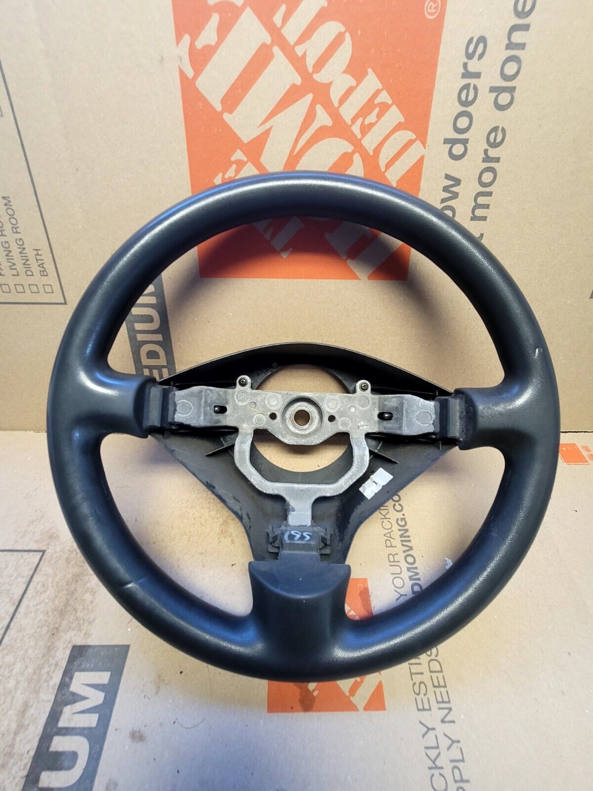 Scion XB, Steering Wheel C50, 2004-2006, Black, FZ96, M/T, 5SPD, 45100-52080-B0 