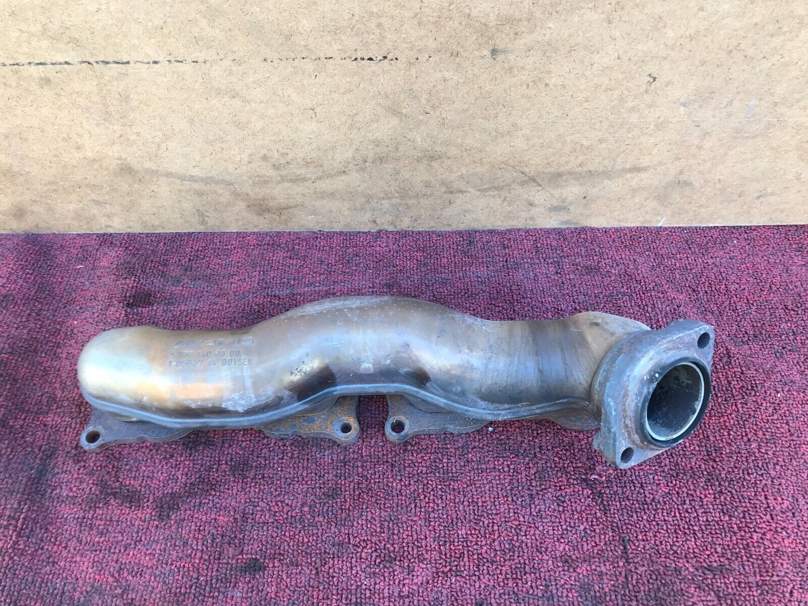 MERCEDES W221 W216 Cl63 S63 AMG ENGINE RIGHT EXHAUST MANIFOLD HEADER OEM