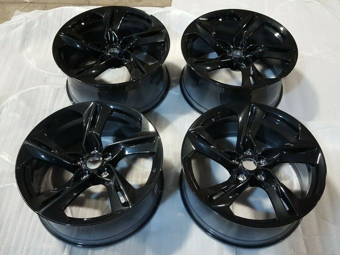 New Chevrolet Camaro RS BLACK Wheels Rims 20x8.5 20 X9.5 STAGGERED SET OF 4