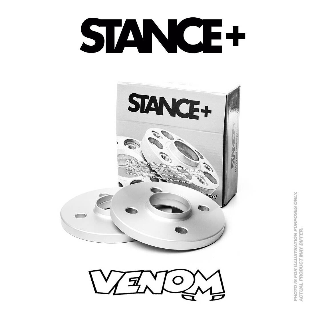 Stance+ 13mm Alloy Wheel Spacers (4x100) 57.1 Seat Arosa (1997-2004) 6H