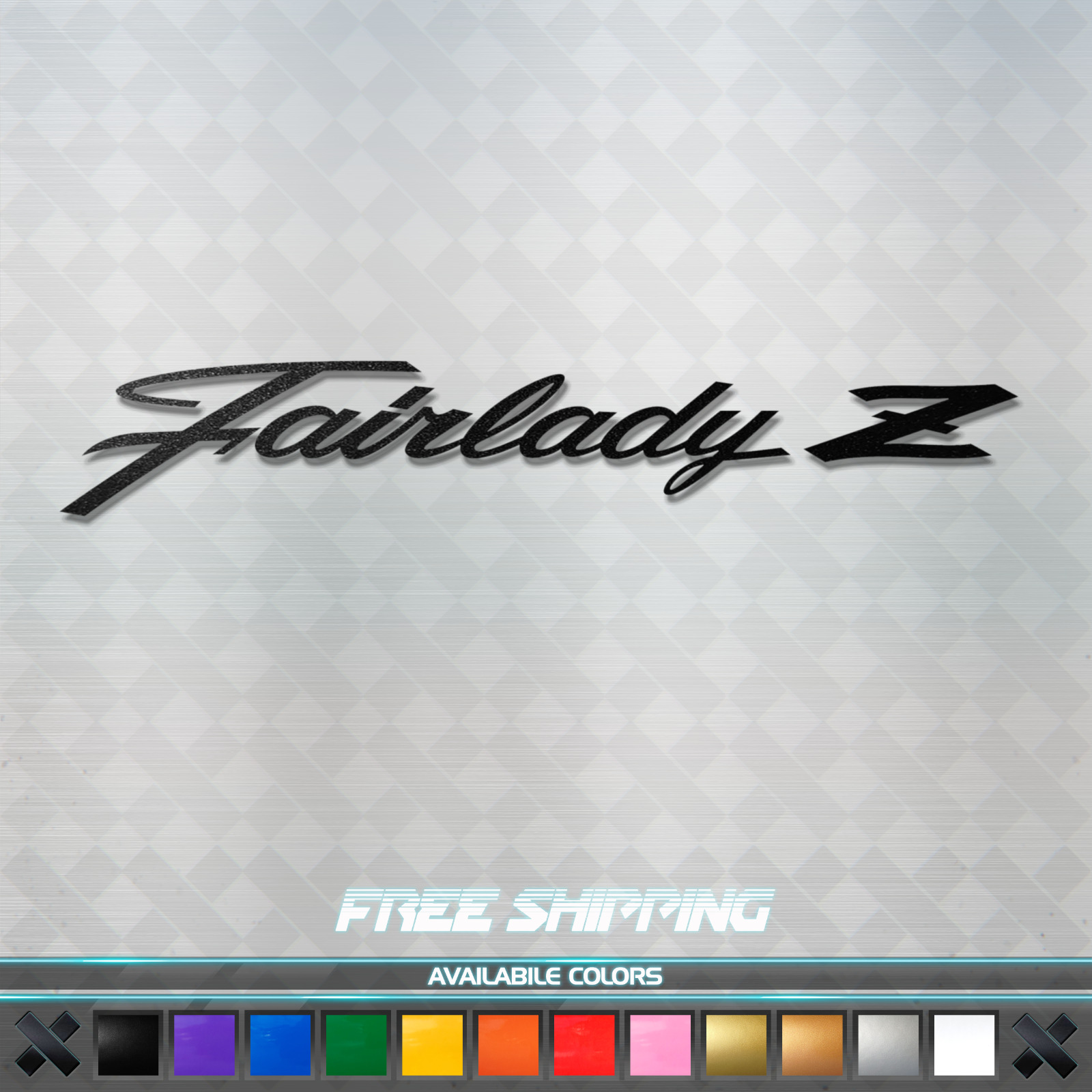 Fairlady Z Script Vinyl Decal Sticker - JDM Car Window 370z 350z 300zx 240z S30