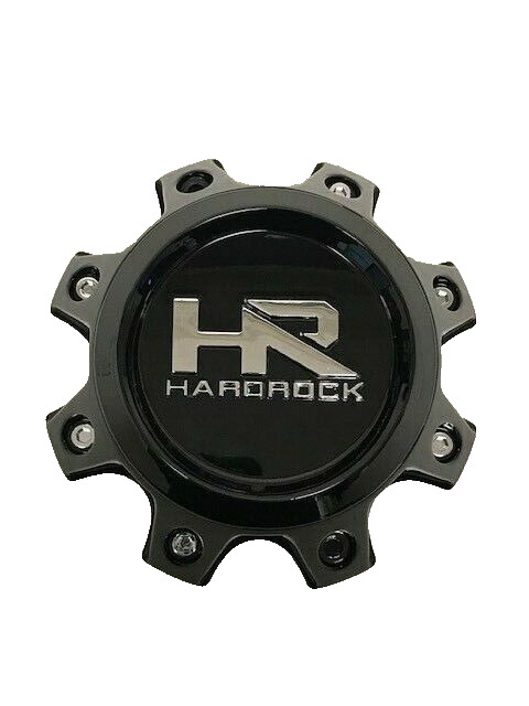 Hardrock Gloss Black 8 Lug Wheel Center Cap H581B H581B-SG