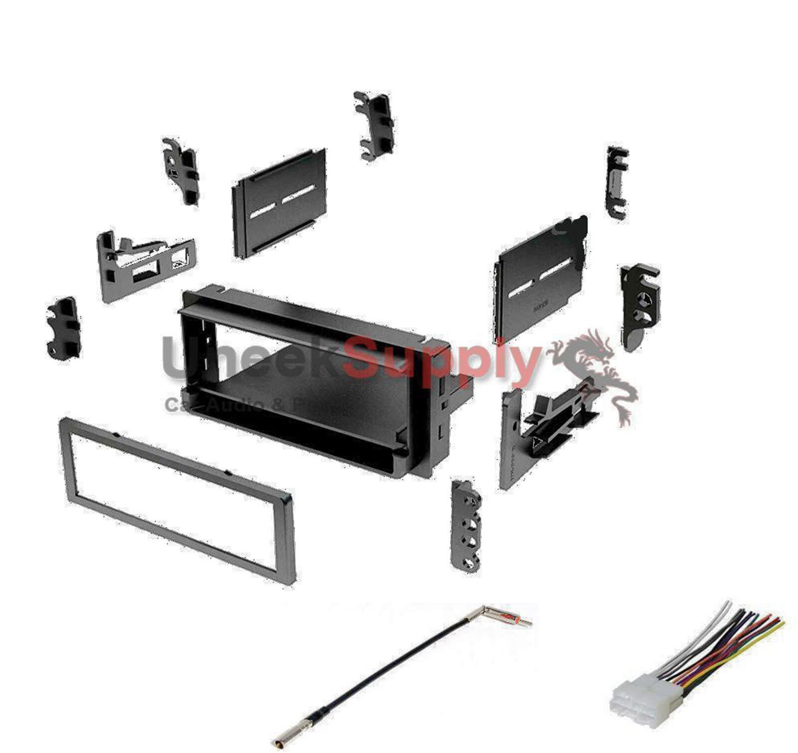 Radio Mounting Stereo Install Installation Single Din Aftermarket Dash Kit Wire