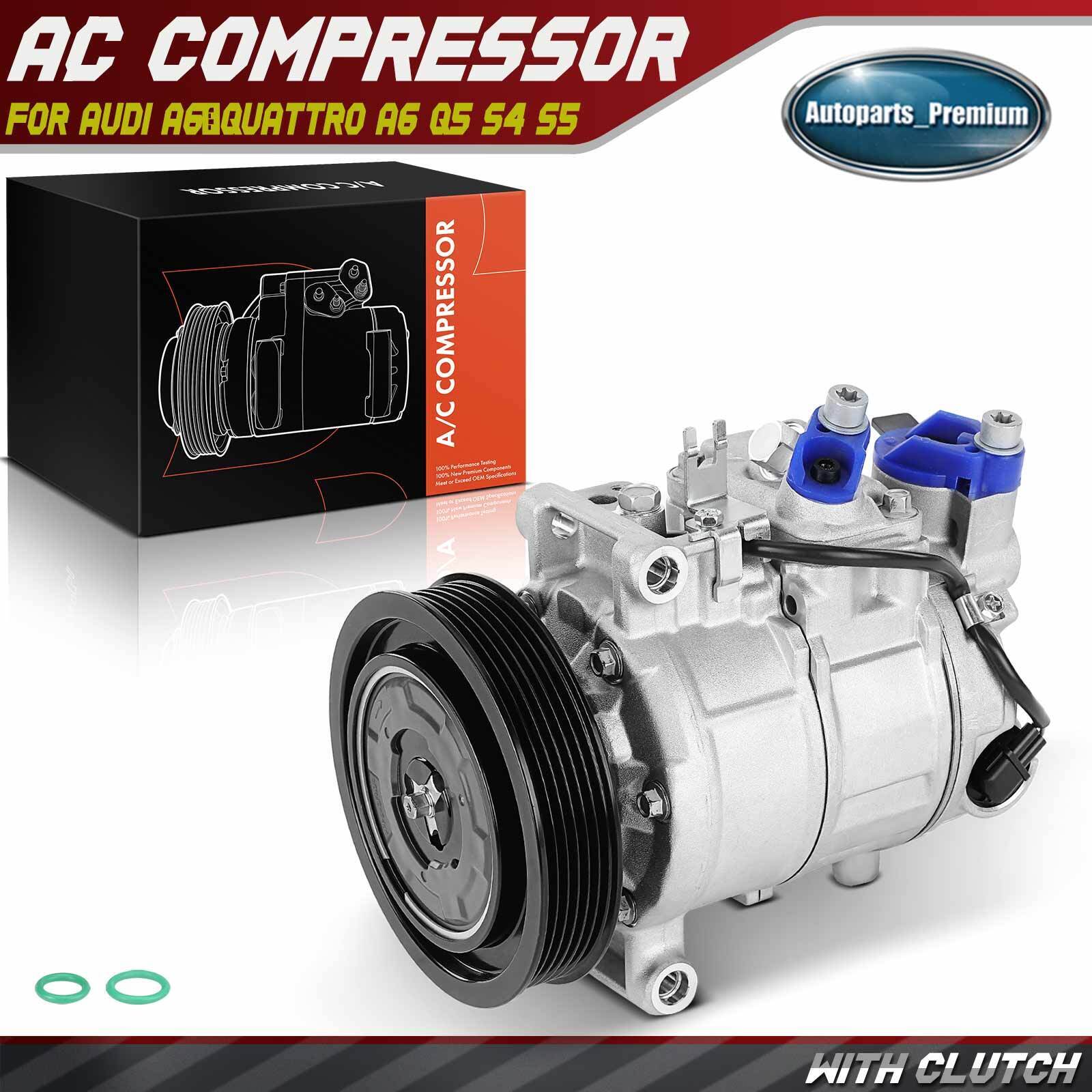 A/C Compressor for Audi A6 2006-2011 A6 Quattro Q5 S4 S5 3.0L 3.2L 4F0260805AB