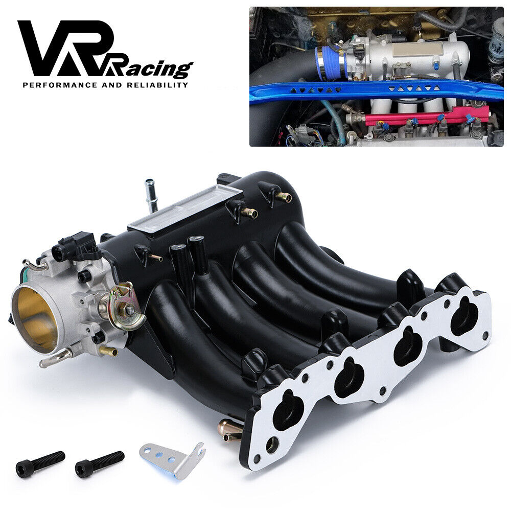 Racing D15 D16 DSeries Intake Manifold+Throttle Body For Honda Civic CRX DEL SOL