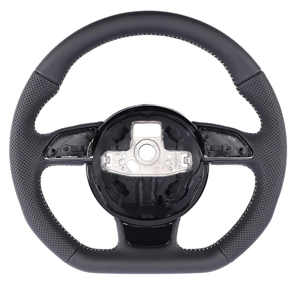 Audi RS4 Flat Bottom steering wheel S4 A4 RS3 RS5 RS6 TT RS A5 Q5 Q7 A8 S Line