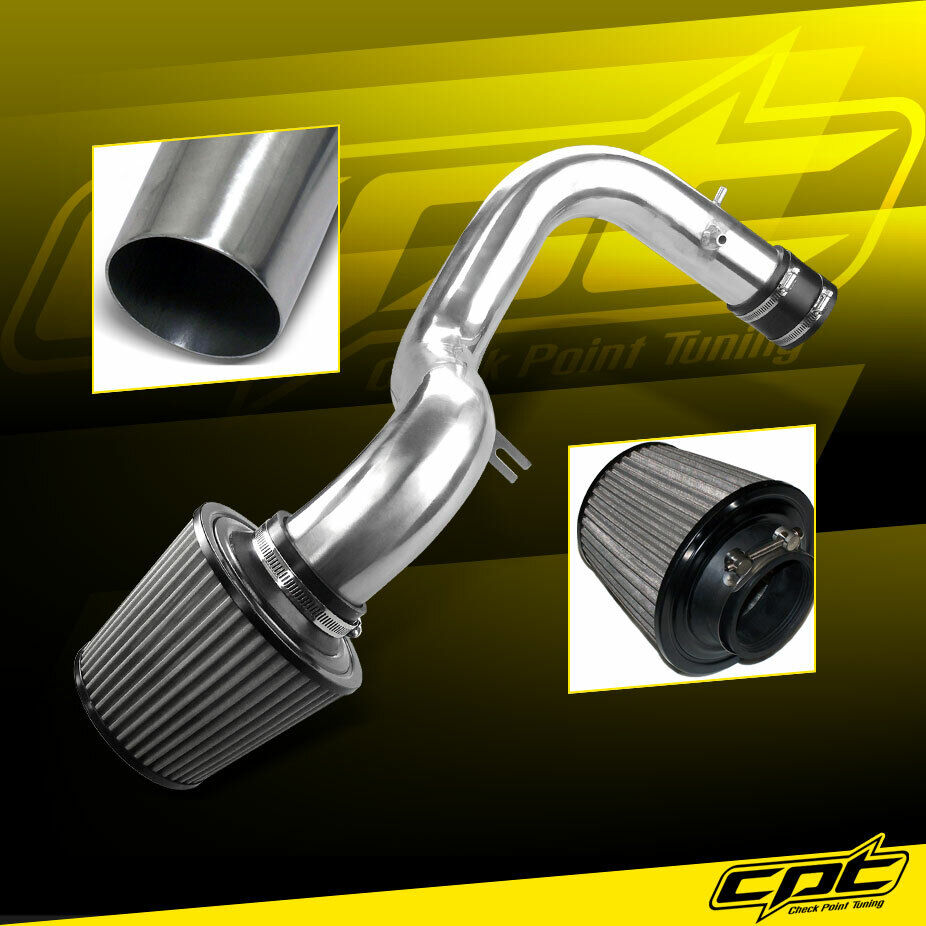 For 01-03 Acura CL/TL Type-S 3.2L V6 Polish Cold Air Intake + Stainless Filter