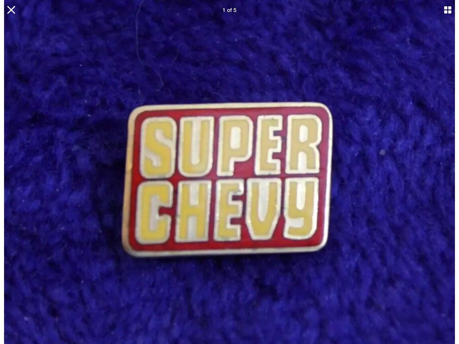 Super Chevy Hat lapel Pin Accessory GM Truck SS Impala Vette Bowtie Malibu