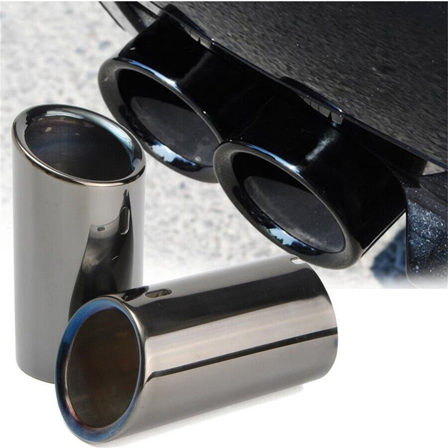 Tail Exhaust Tip Pipes For BMW E90 E92 325 328i 3 Series 2006-10 Stainless Steel