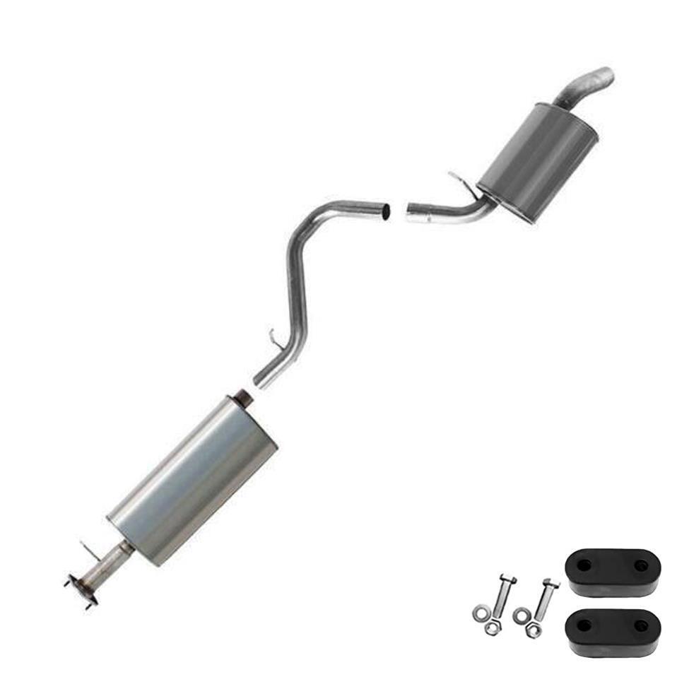 Exhaust System with Hangers + Bolts  compatible with : 2002-2005 GM vehicles