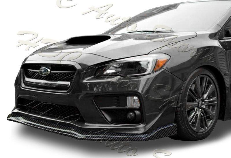 For 15-21 Subaru WRX STi CS-Style Carbon Look Front Bumper Splitter Spoiler Lip