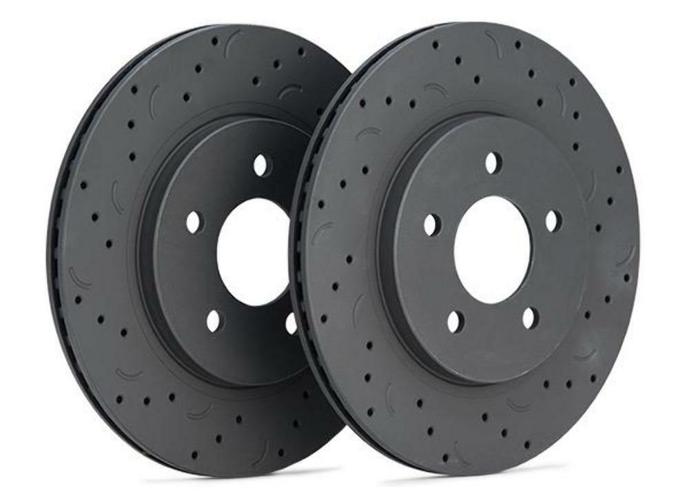 Hawk Talon Drilled and Slotted Front Brake Rotors for 07-10 Ford Expedition