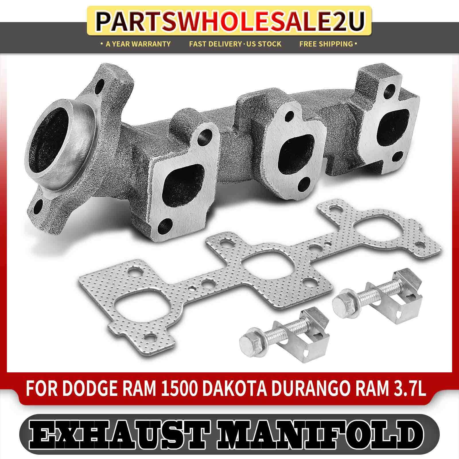 Right Exhaust Manifold w/ Gasket Kit for Dodge Dakota Durango Mitsubishi Raider