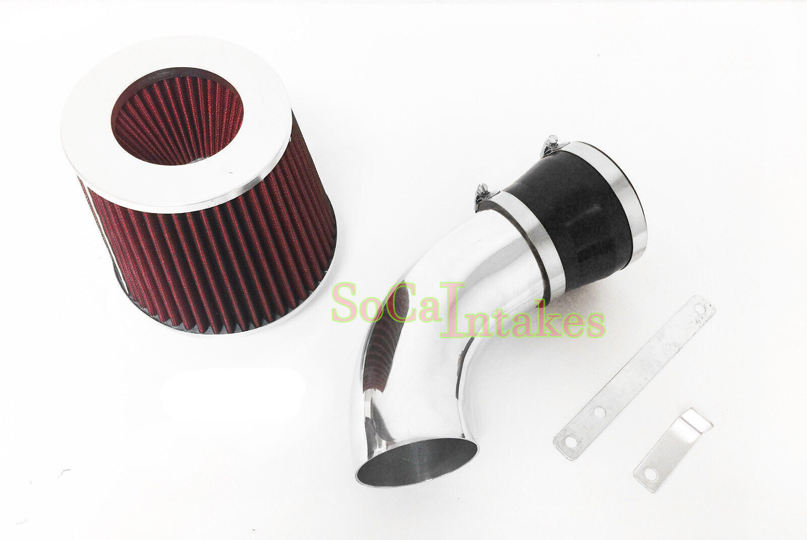 Black Red Air Intake System Kit&Filter for 1998-2002 Isuzu Rodeo/Amigo 2.2L 4-cy