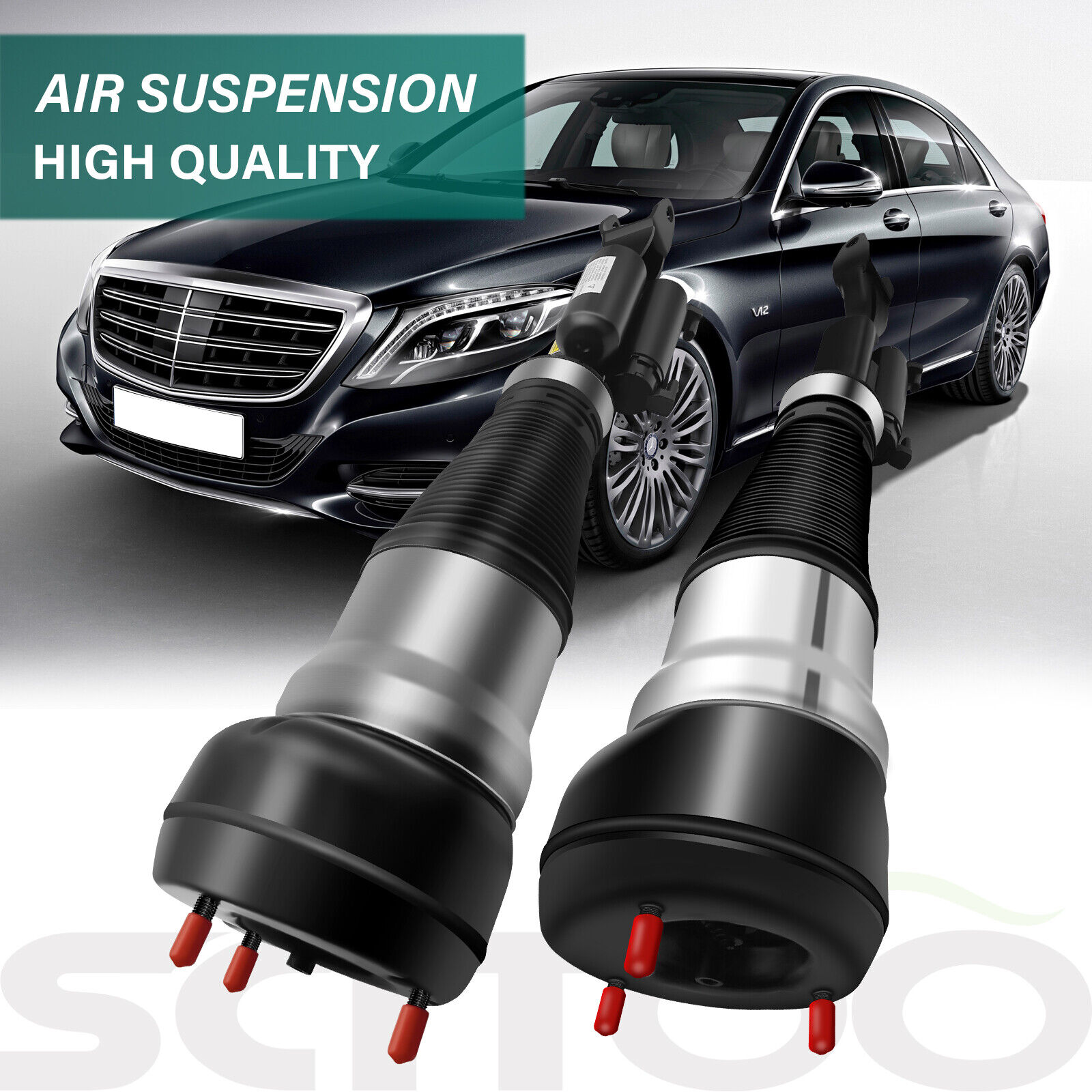 Front Pair Air Suspension Strut For Mercedes 4MATIC W222 S550 S450 S500 S560 AWD