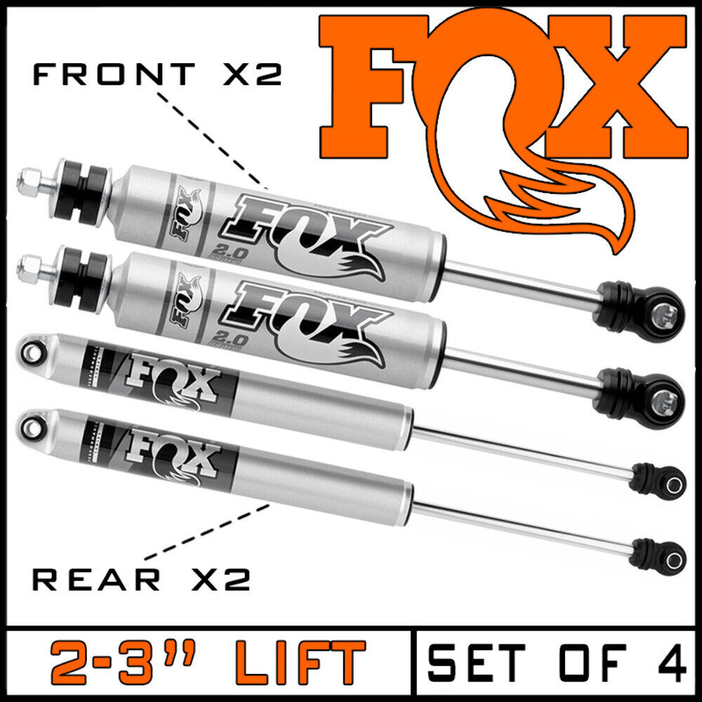 FOX Performance 2.0 Front & Rear Shocks fit 1998-2013 Ford Ranger RWD 2-3\