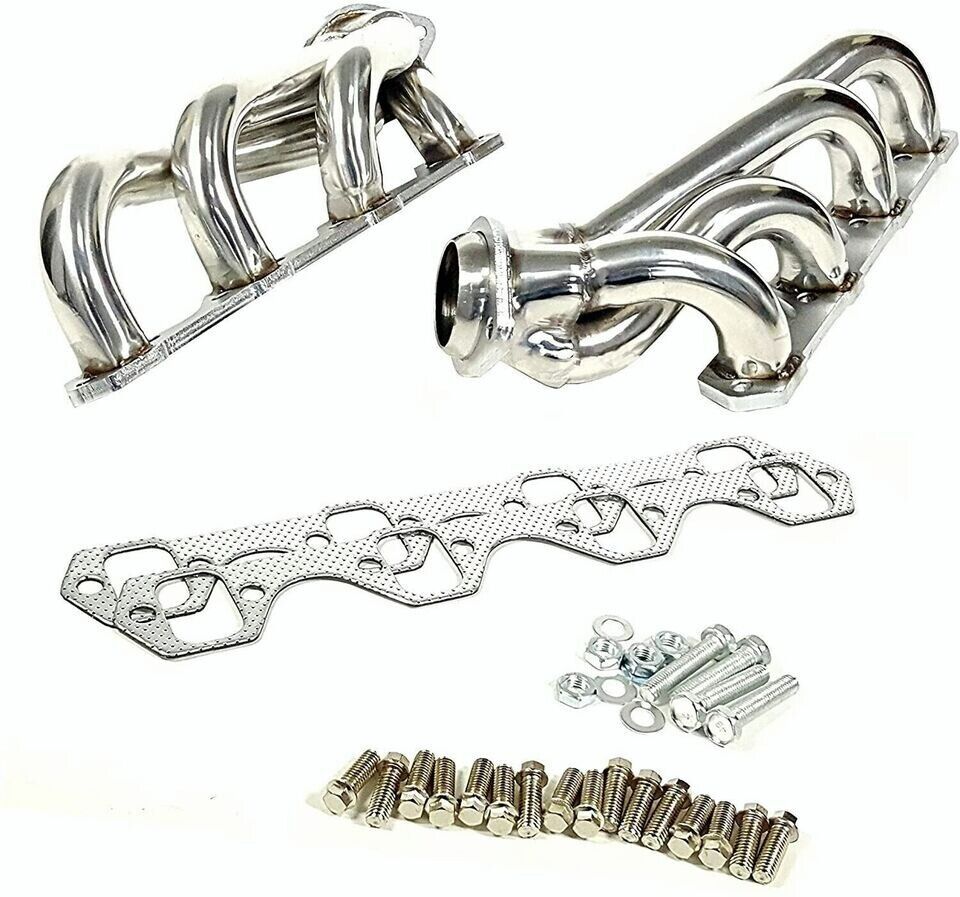 Stainless Shorty Headers for 1986-1993 Ford Mustang Fox Body 5.0L GT LX V8