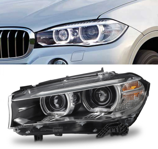 For US BMW F15 F16 X5 X6 2014-2018 Left Driver Side Xenon Adaptive Headlight