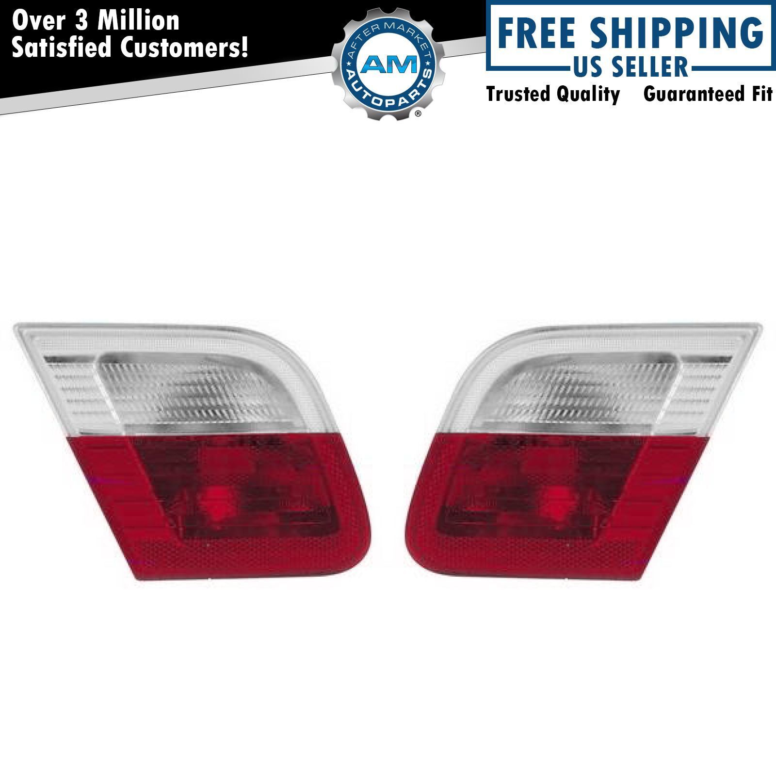 Tail Light Taillamp Left & Right Pair Set For 01-03 BMW 325Ci 330Ci M3 0-2 328Ci