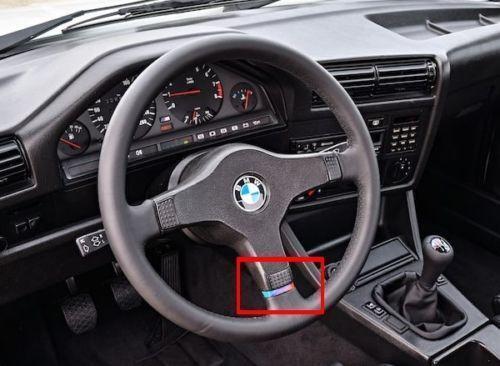 BMW E30 M3 E28 M5 E34 E24 E32 MTech Steering Wheel Badge Genuine 32331155957