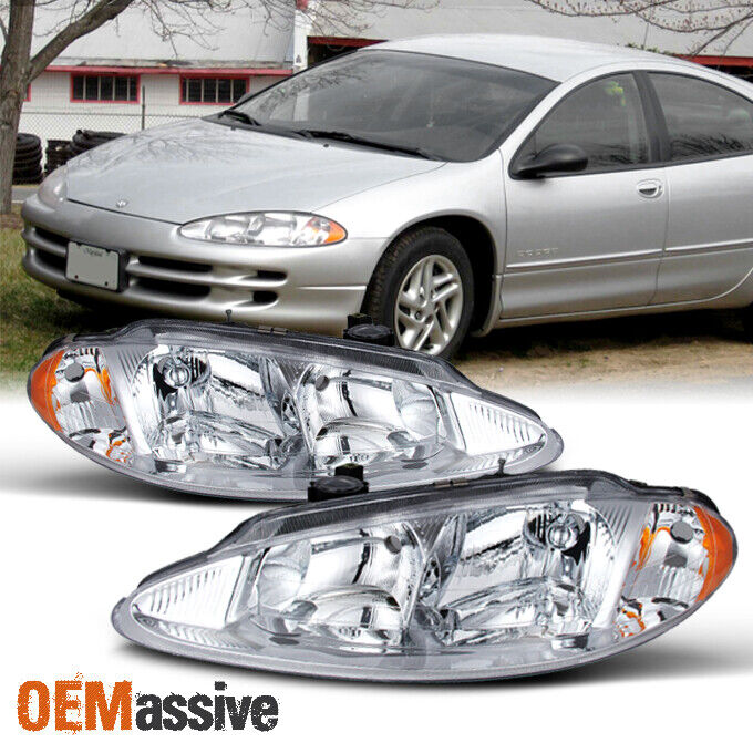 Fit 98-04 Dodge Intrepid Replacement Headlights Light Left + Right 1998-2004 set
