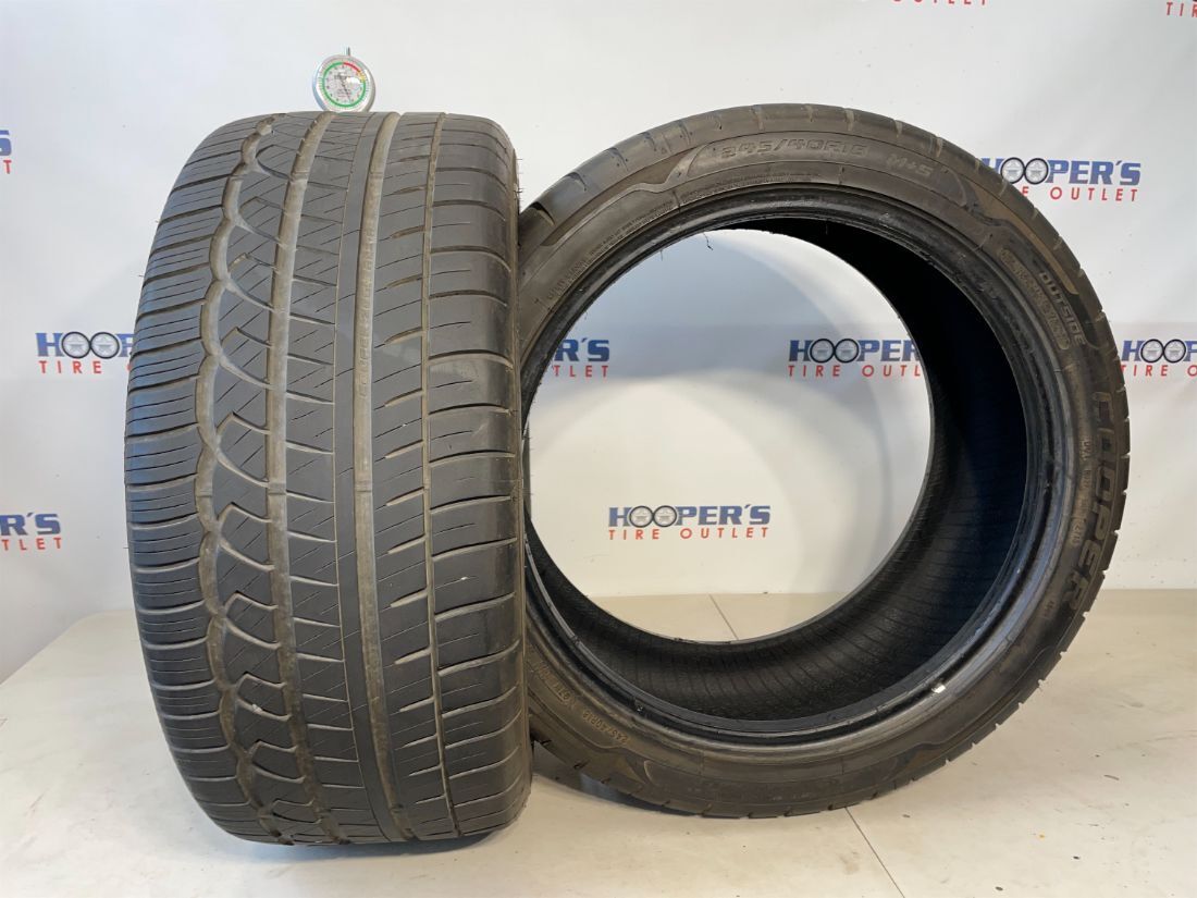 2X Cooper Zeon RS3-A P245/40R18 97 W Quality Used  Tires 6/32
