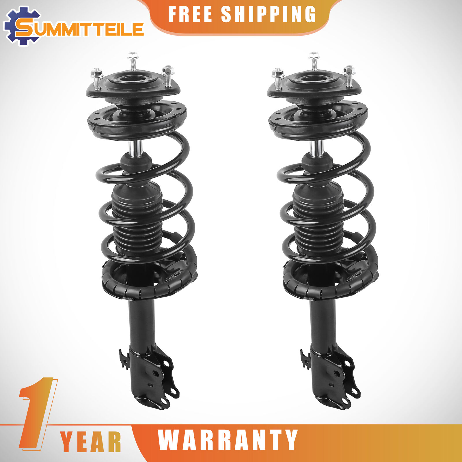 Left & Right Front Complete Shocks Struts Assembly For 04-06 Scion xA xB I4 1.5L