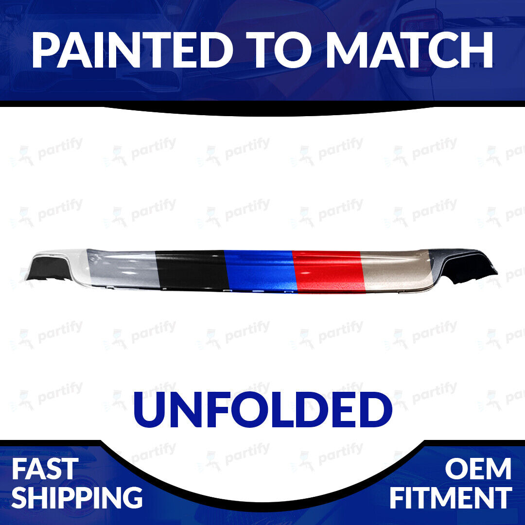 NEW Painted 2013-2018 Ford Fusion Dual Exhaust Unfolded Rear Bumper Valance