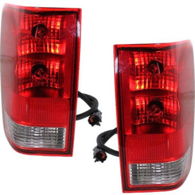 Tail Light Set For 2004-2015 Nissan Titan Driver and Passenger Side With Bulb
