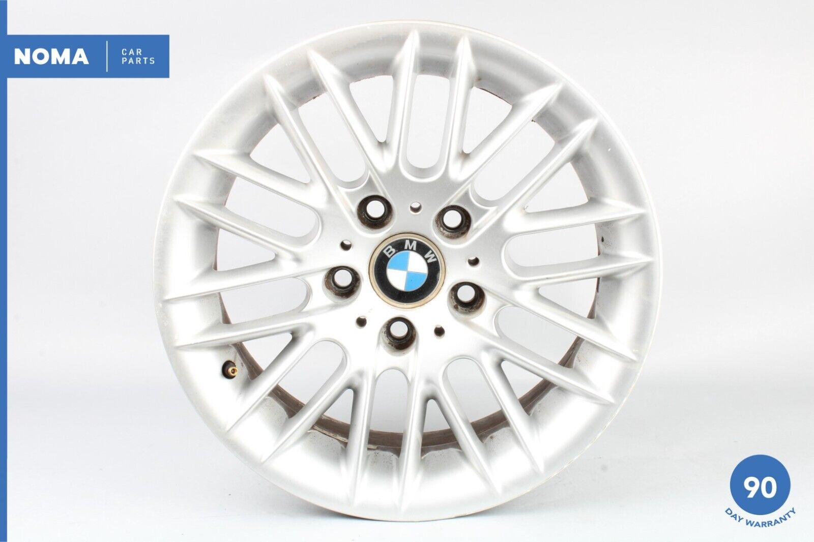 06-10 BMW 550i E60 7JX16 16 Inch Double Spoke Alloy Wheel Rim 6751762 OEM