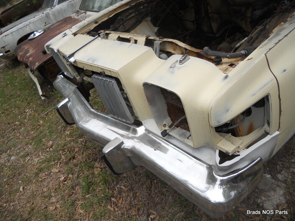 Clean used Mopar 1978-1979 Chrysler Cordoba front grille HEADER PANEL  Parts Car