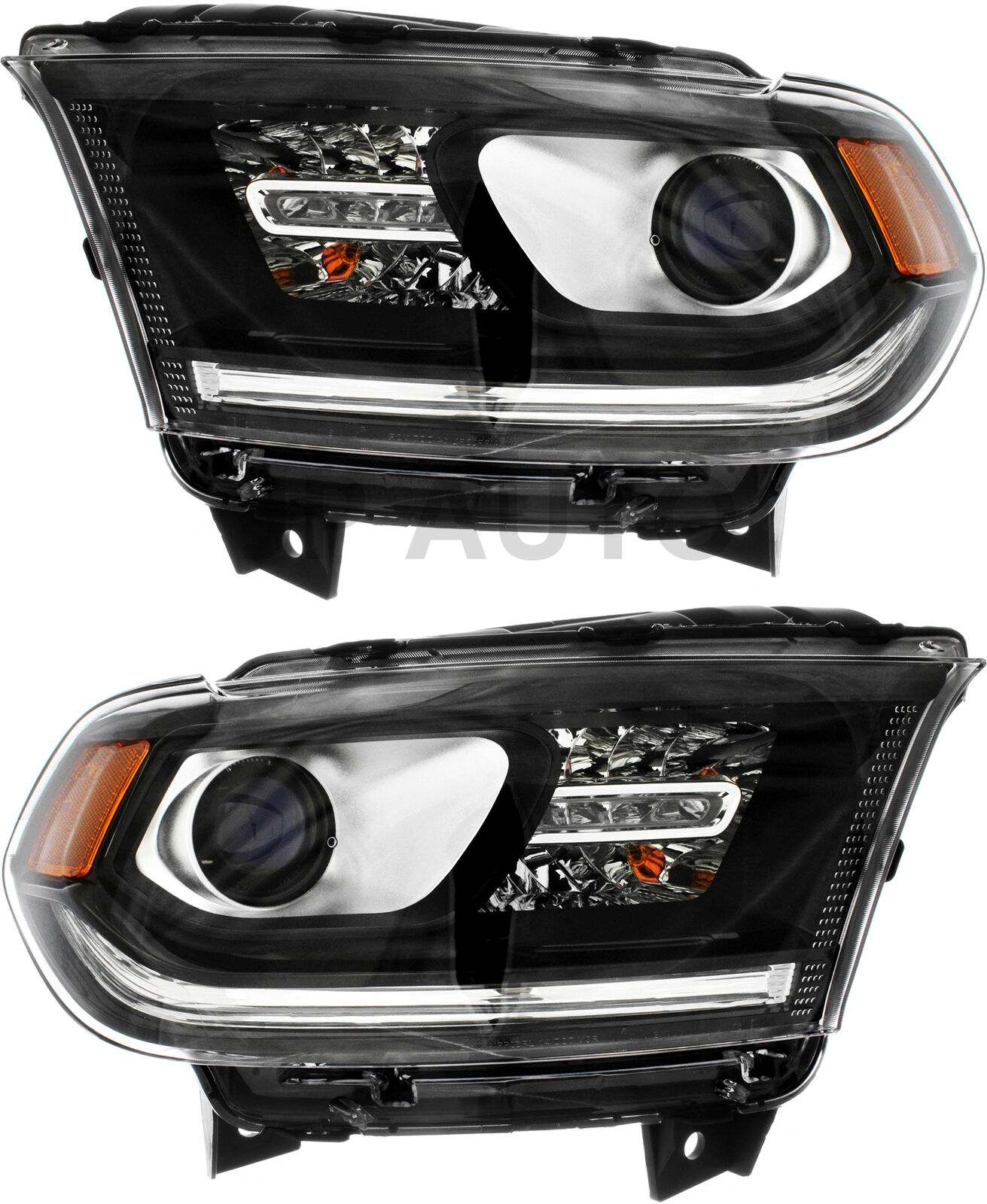 For 2014-2015 Dodge Durango Headlight Halogen Set Driver and Passenger Side