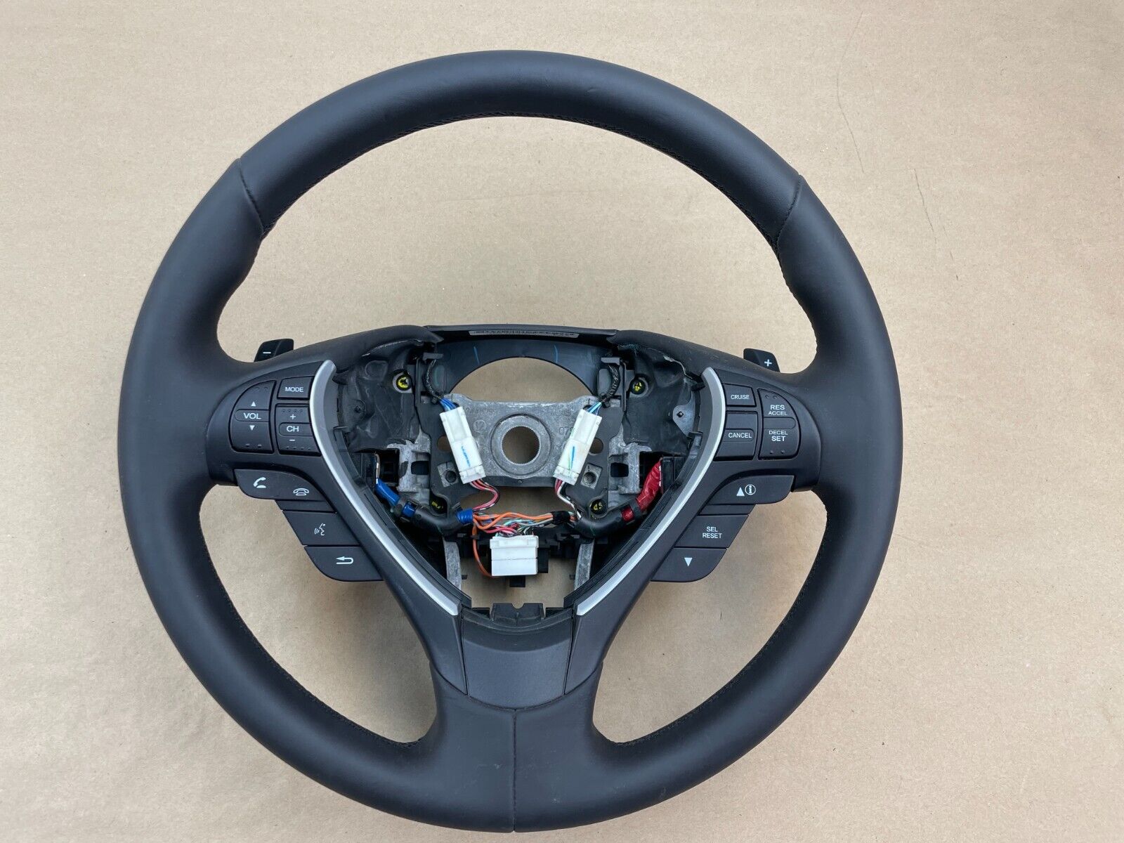 OEM 2013-2015 Acura ILX, RDX Steering Wheel Black w Paddles 78500-TX4-A120-M1 