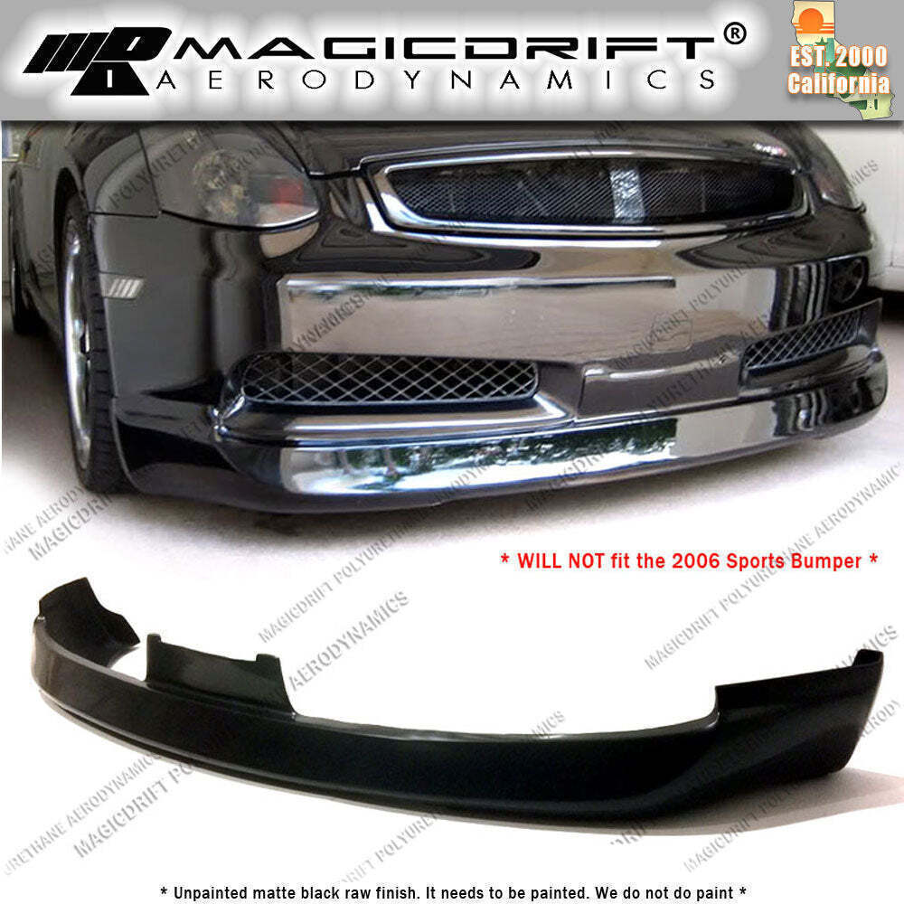 For 03-07 Infiniti G35 COUPE ING Style Front Bumper Lip Spoiler POLY URETHANE PU