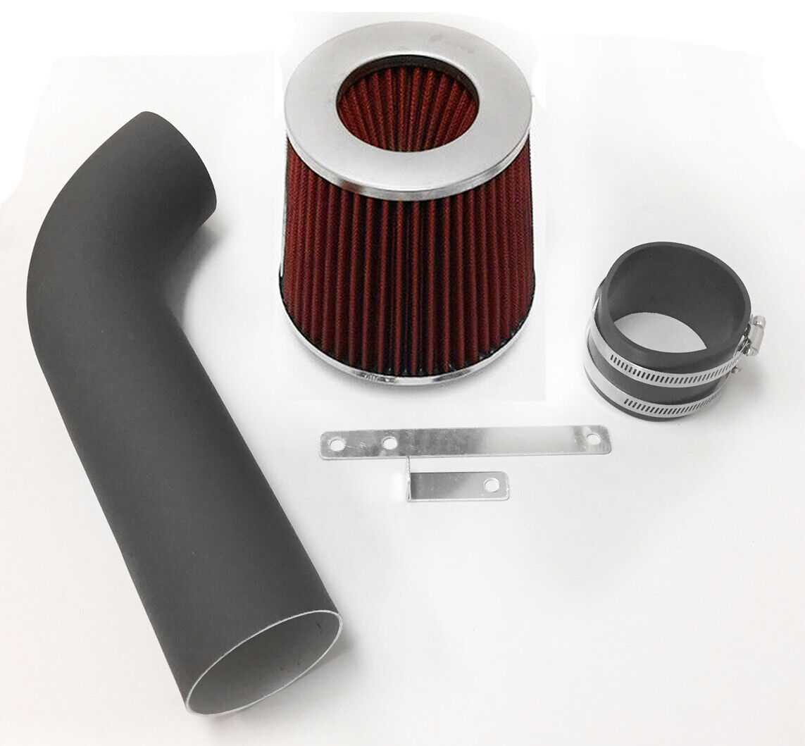 Coated Black Red For 2001-2003 BMW 525 528 530 E39 I6 Air Intake System Kit
