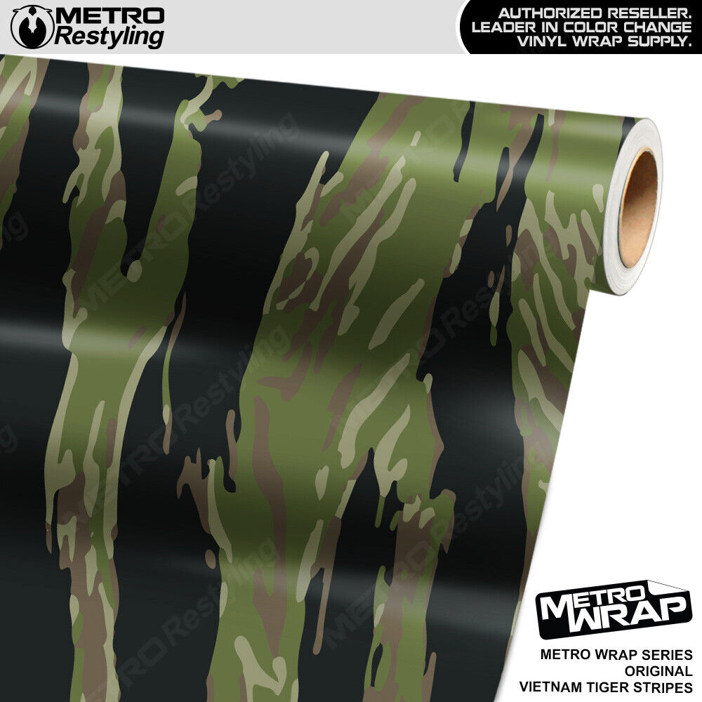 Metro Wrap Vietnam Tiger Stripe Original Premium Vinyl Film