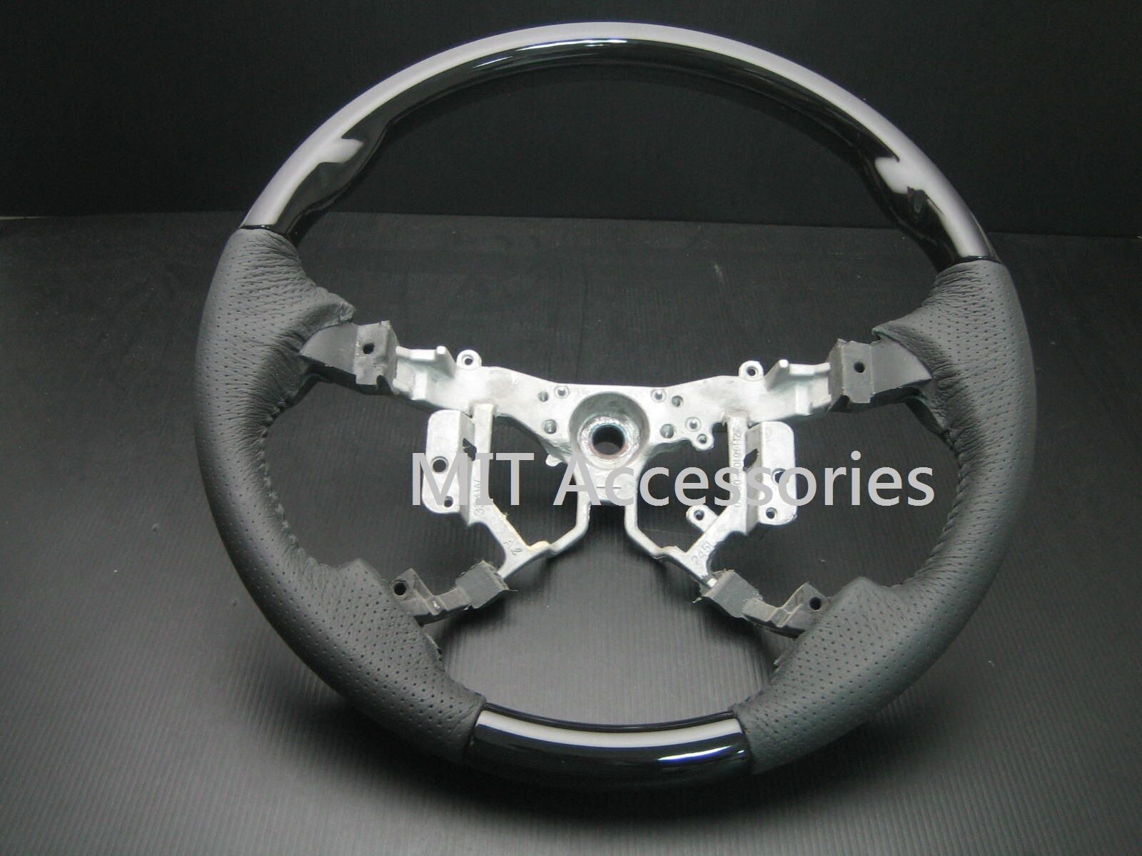 MIT Toyota CAMRY AURION 2007-2011 Genuine leather steering wheel-Black piano