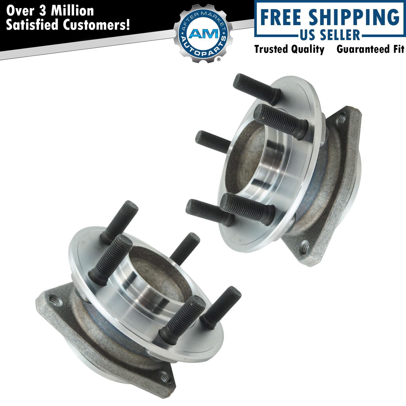 Wheel Bearing & Hub Assembly Driver & Passenger Pair Front for Dodge Charger