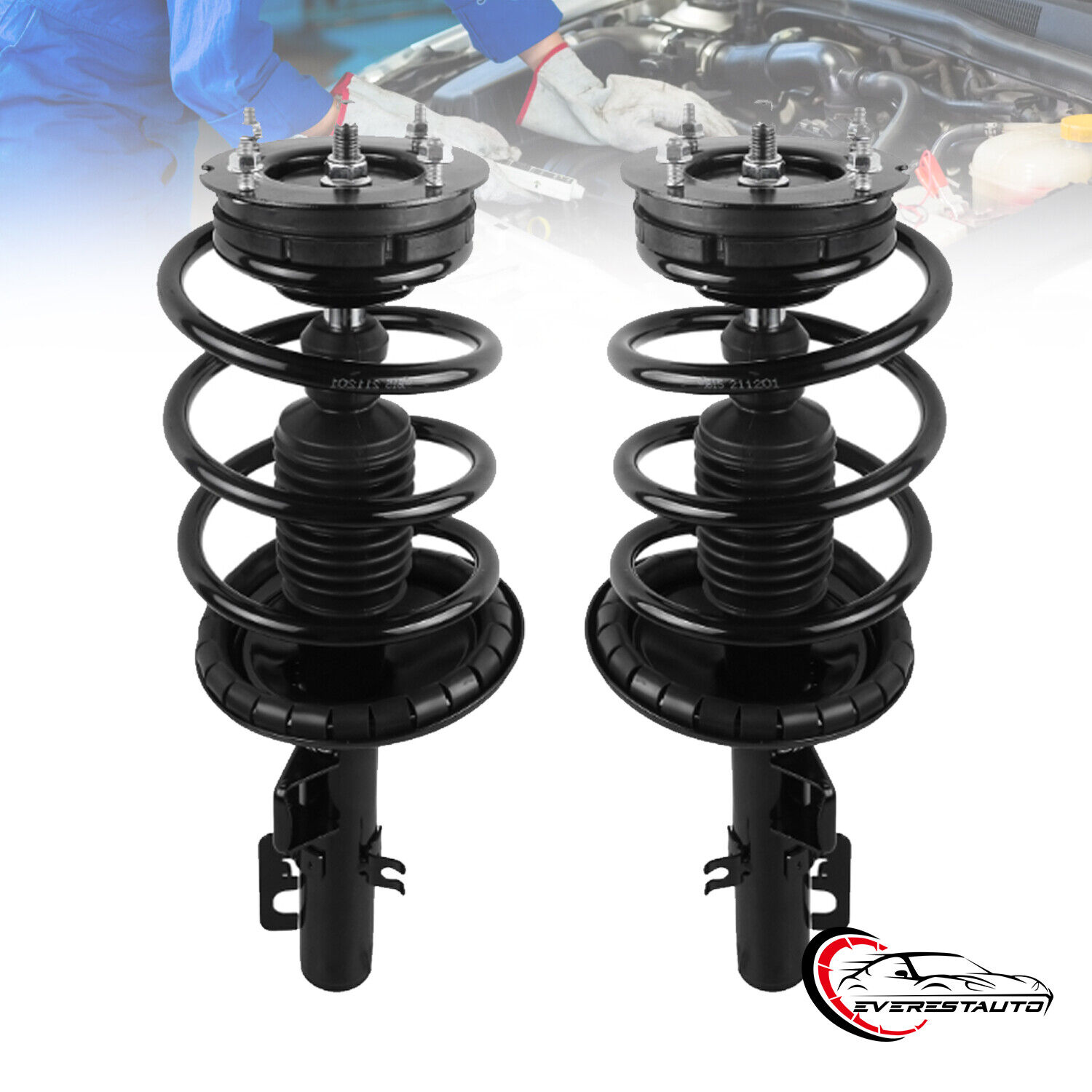 2X Front Struts Assembly For Mercury Montego Ford Five Hundred 2005 2006 2007
