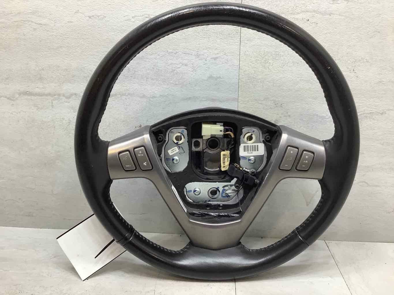 06-09 Cadillac XLR-V Black Leather Steering Wheel