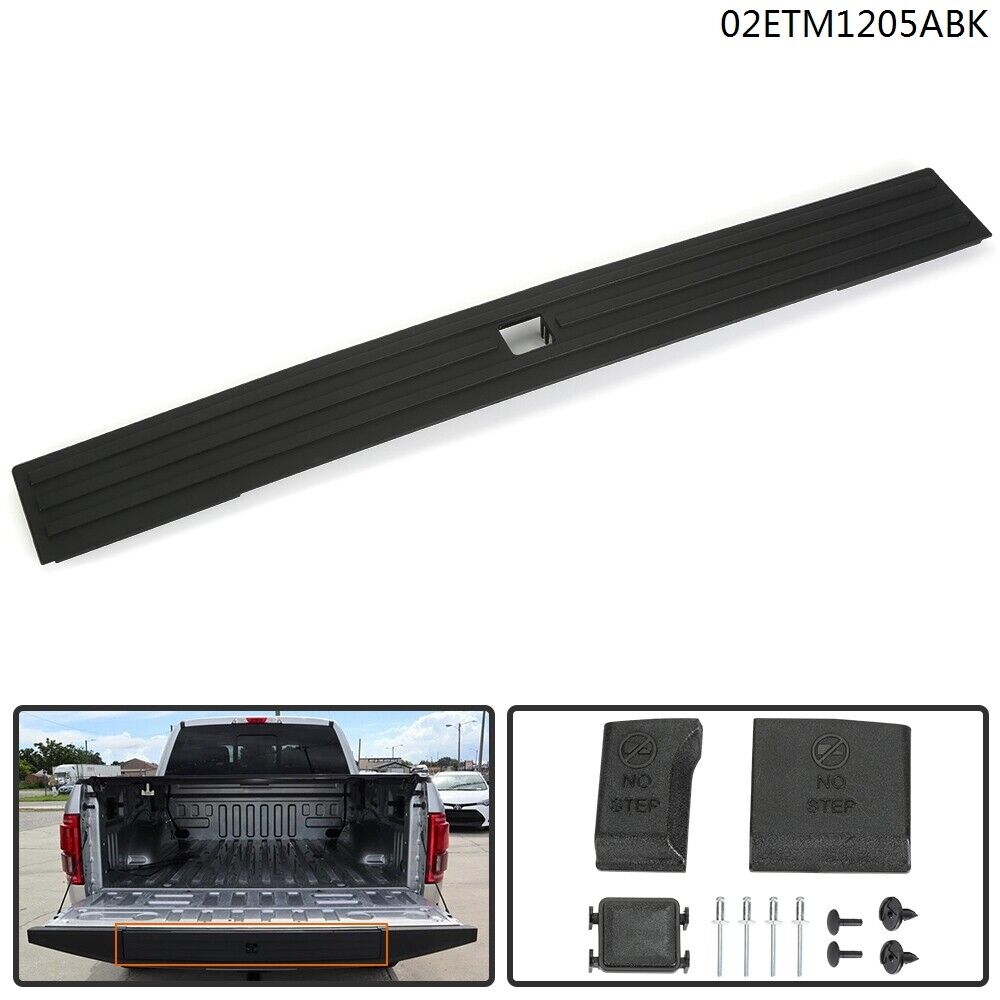 Tailgate Cap Flexible Flex Step Pad Molding Trim Kit Fit For 2015-2020 Ford F150