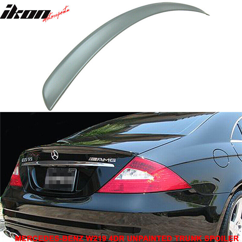 Fits 05-10 Mercedes-Benz W219 CLS-Class Euro Style Unpainted Rear Trunk Spoiler