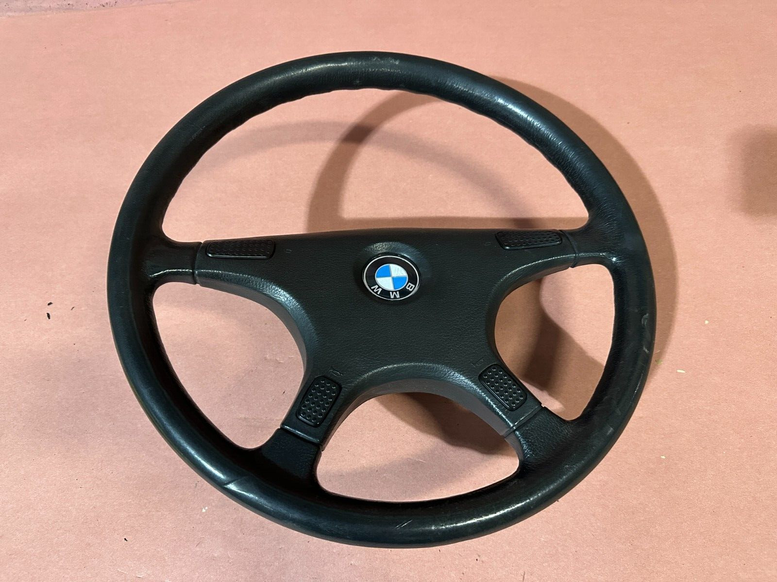 BMW E34 525I 535I E32 740I 740IL 750IL Leather Steering Wheel OEM #90300