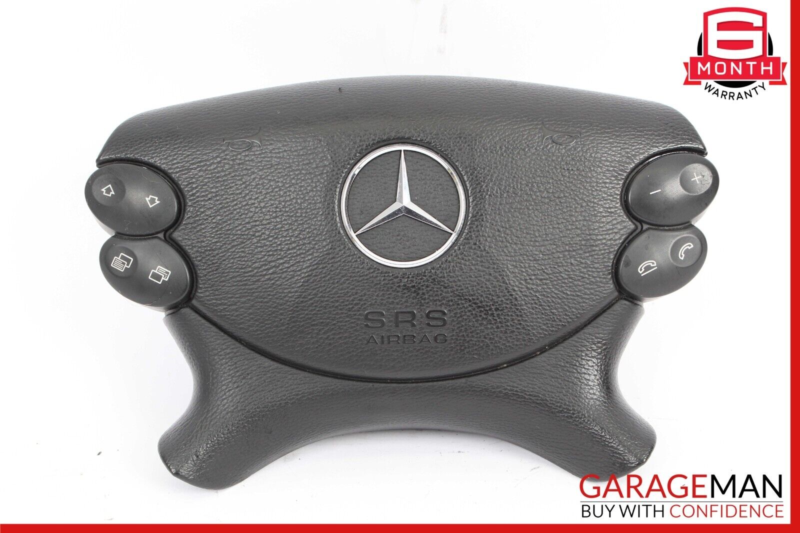 03-12 Mercedes W211 E550 G500 G55 AMG Steering Wheel Airbag Air Bag Black OEM