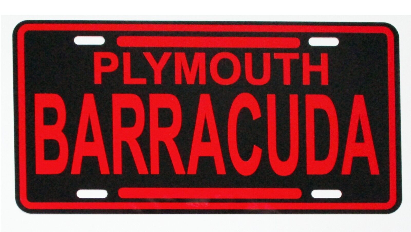 Plymouth Barracuda License Plate Aluminum tin sign 3 colors
