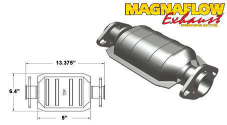 Magnaflow 23347 Direct-Fit Catalytic Converter for 1994-1997 Ford Aspire Exhaust