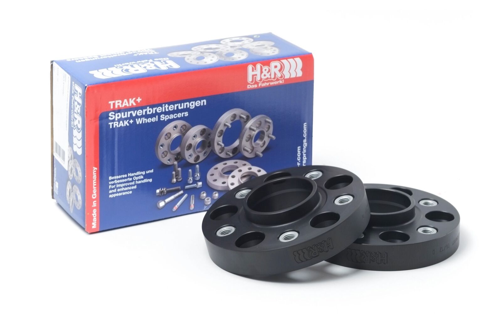 H&R 30mm Black Bolt On Wheel Spacers for 2006-2008 BMW Z4 M Coupe