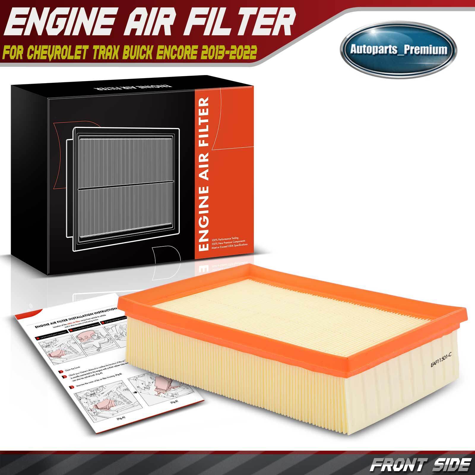 Engine Air Filter for Chevrolet Trax 2013-2022 Buick Encore 1.4L Flexible Panel