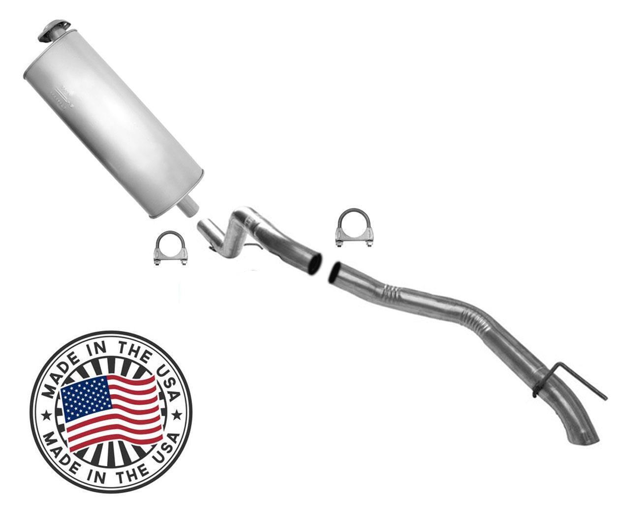 Fits 05-10 Grand Cherokee 3.7L 4.7L 5.7L Middle Resonator And tail Pipe Exhaust