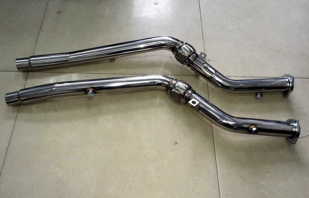 Audi B6 B7 Catless Non Resonated Downpipes S4 Down pipes S4 4.2L N/A QUATTRO XSP